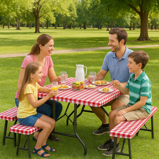 3 PC SnugFit Picnic Table Set